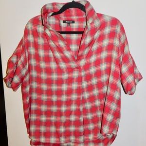 Madewell flannel top!